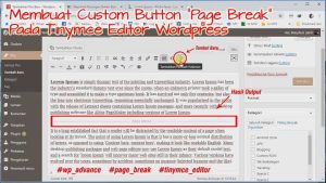 Membuat Atau Menambahkan Custom Button Pada Tinymce Editor WordPress
